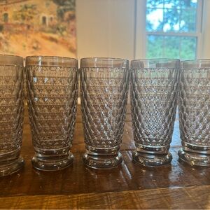 Villeroy & Boch Diamond Pattern Glass Tumblers in Smoke (6)